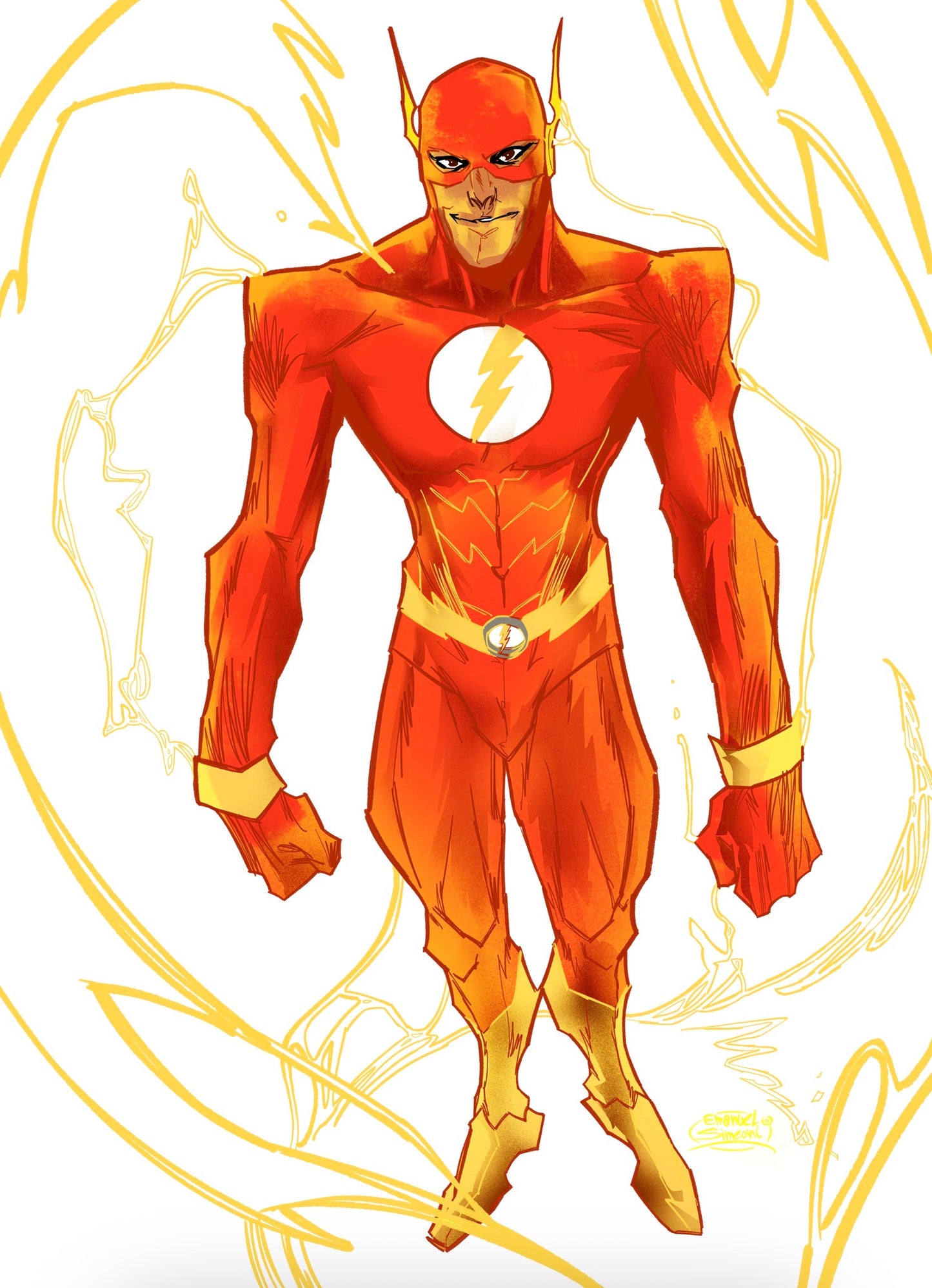 Flash - Print Art by Emanuel Simeoni