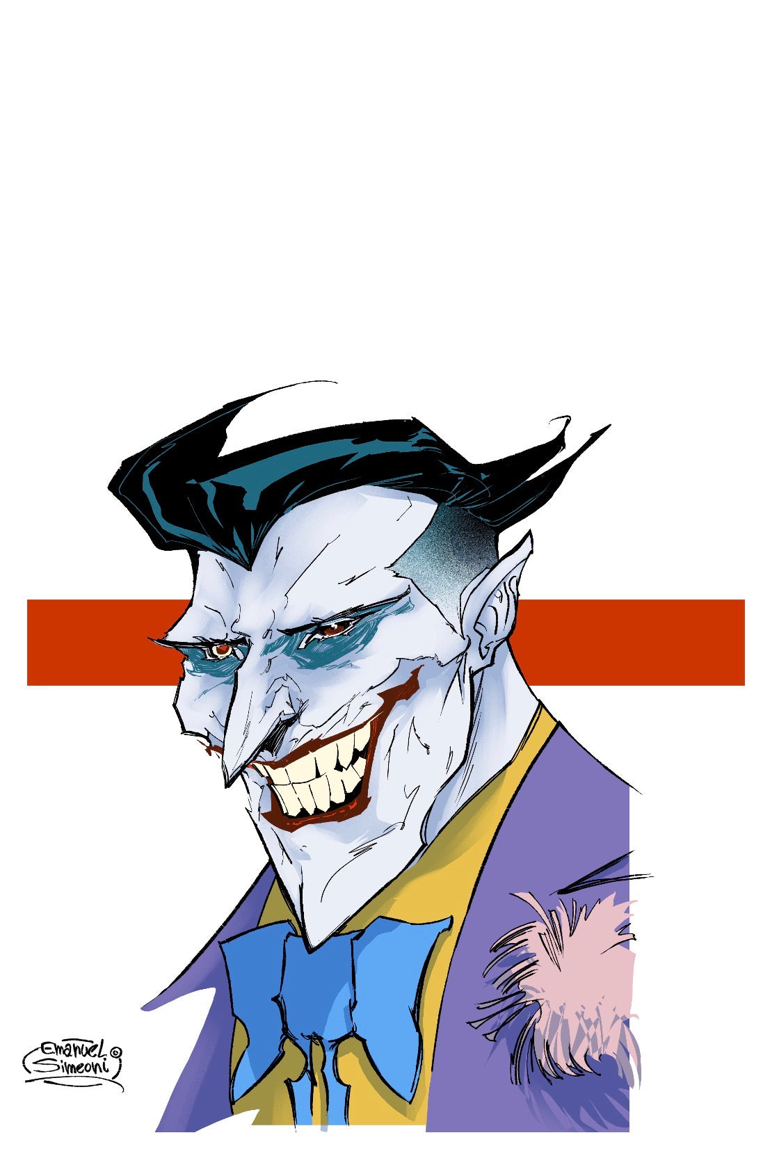 Joker - Print Art by Emanuel Simeoni