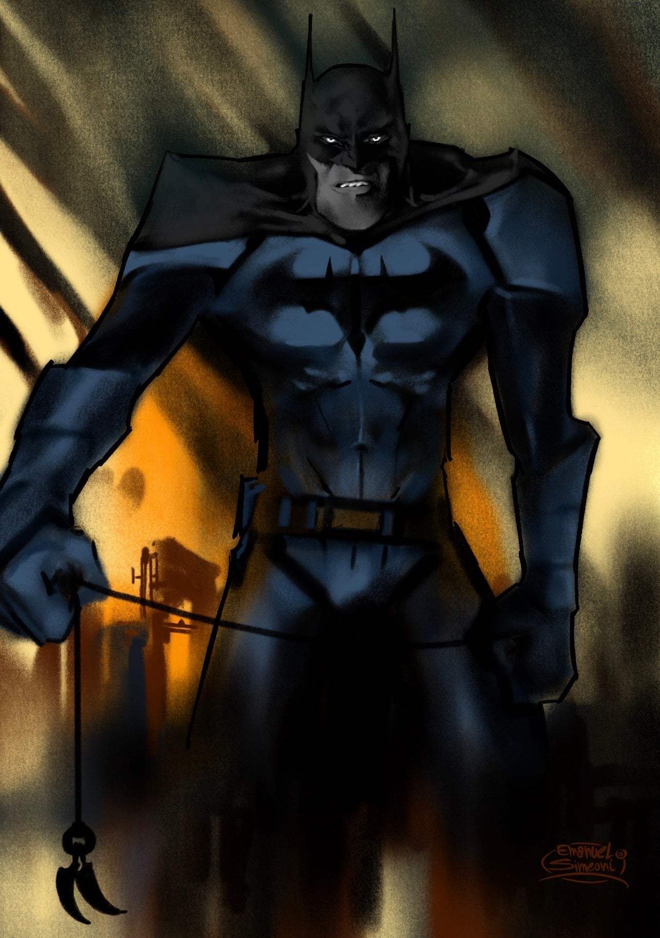 Batman - Print Art by Emanuel Simeoni