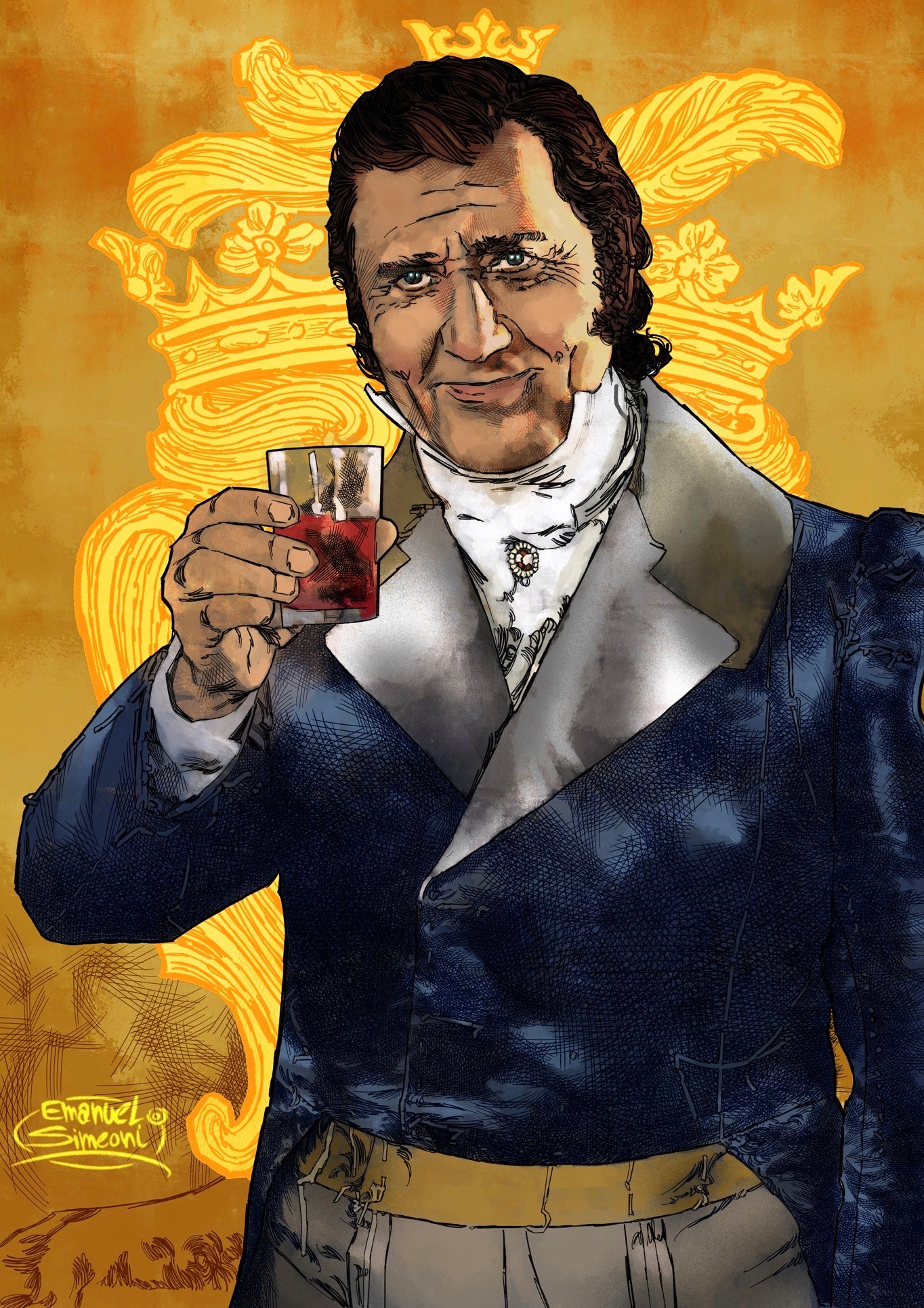 Il Marchese del Grillo - Print Art by Emanuel Simeoni
