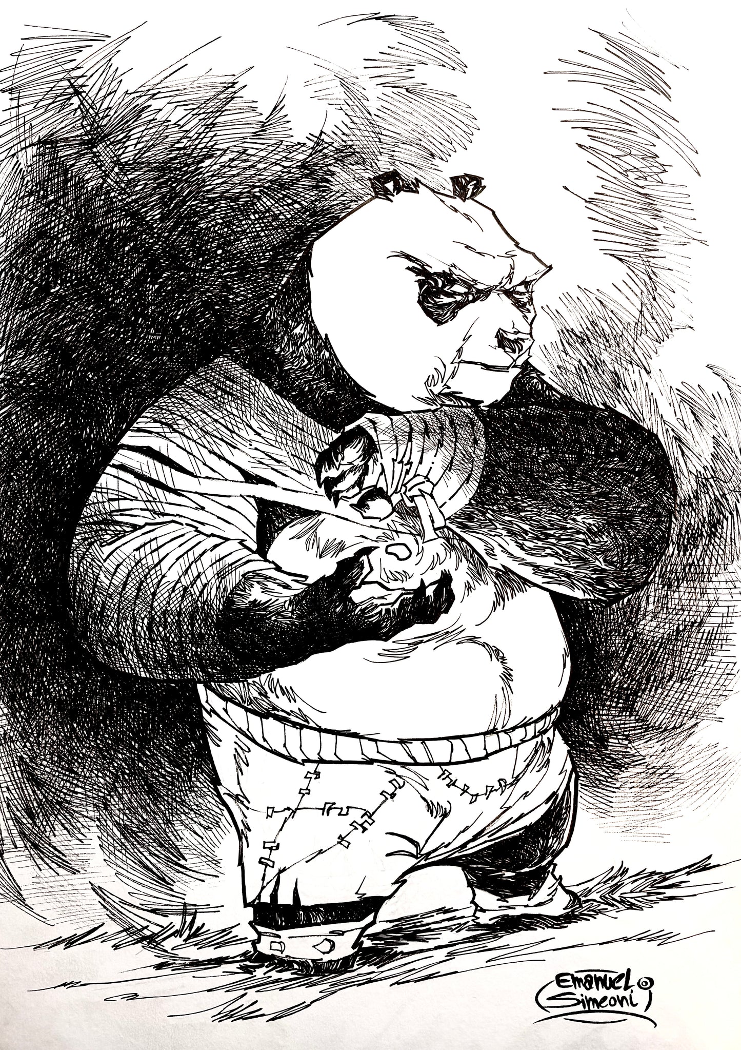 Kung-Fu Panda - Opera d'Arte originale di Emanuel Simeoni