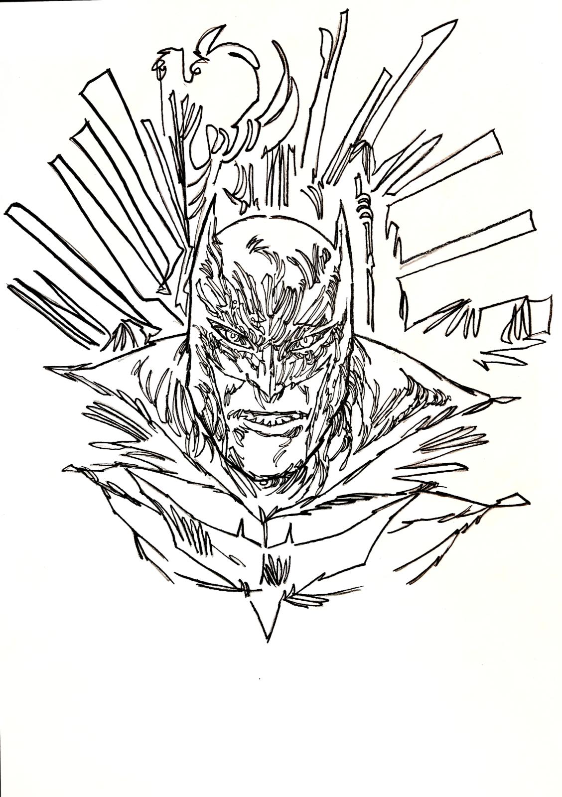 Batman - Opera d’Arte Originale di Emanuel Simeoni