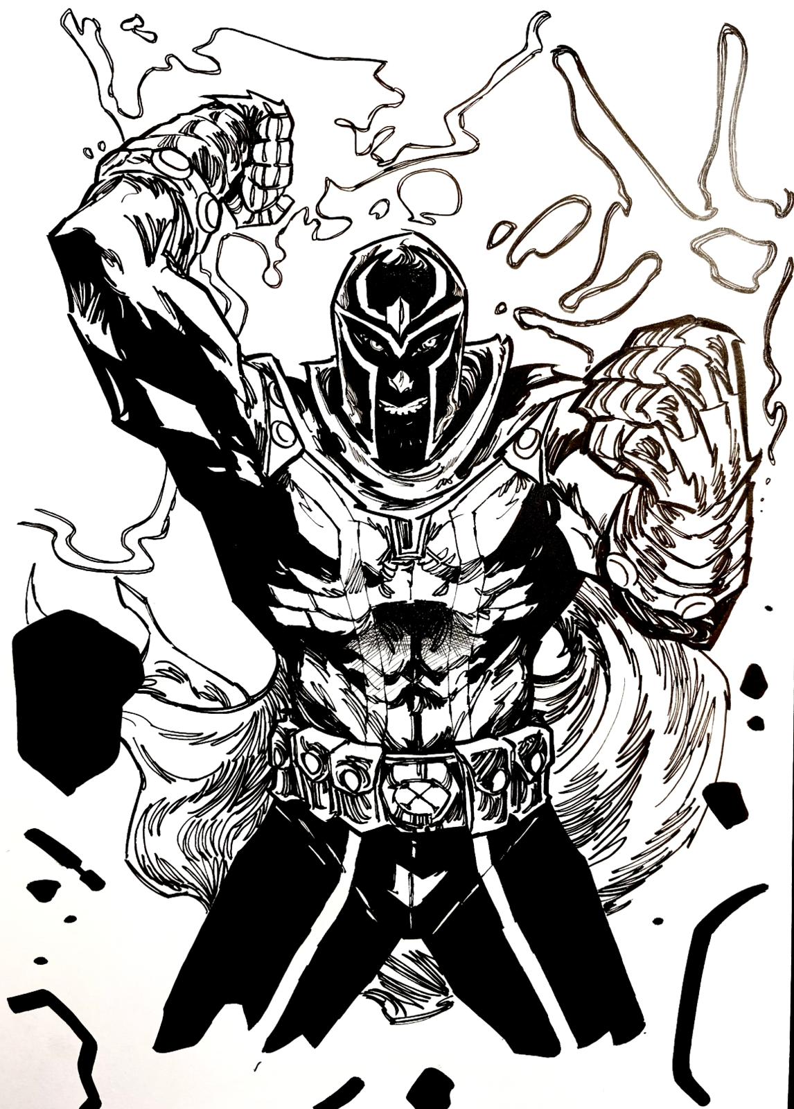 Magneto - Opera d’Arte Originale di Emanuel Simeoni