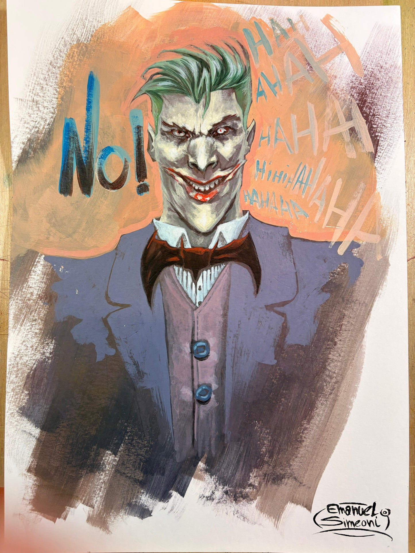 Joker - Opera d’Arte Originale di Emanuel Simeoni