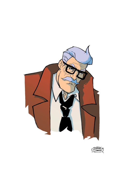 Gordon - Print Art by Emanuel Simeoni