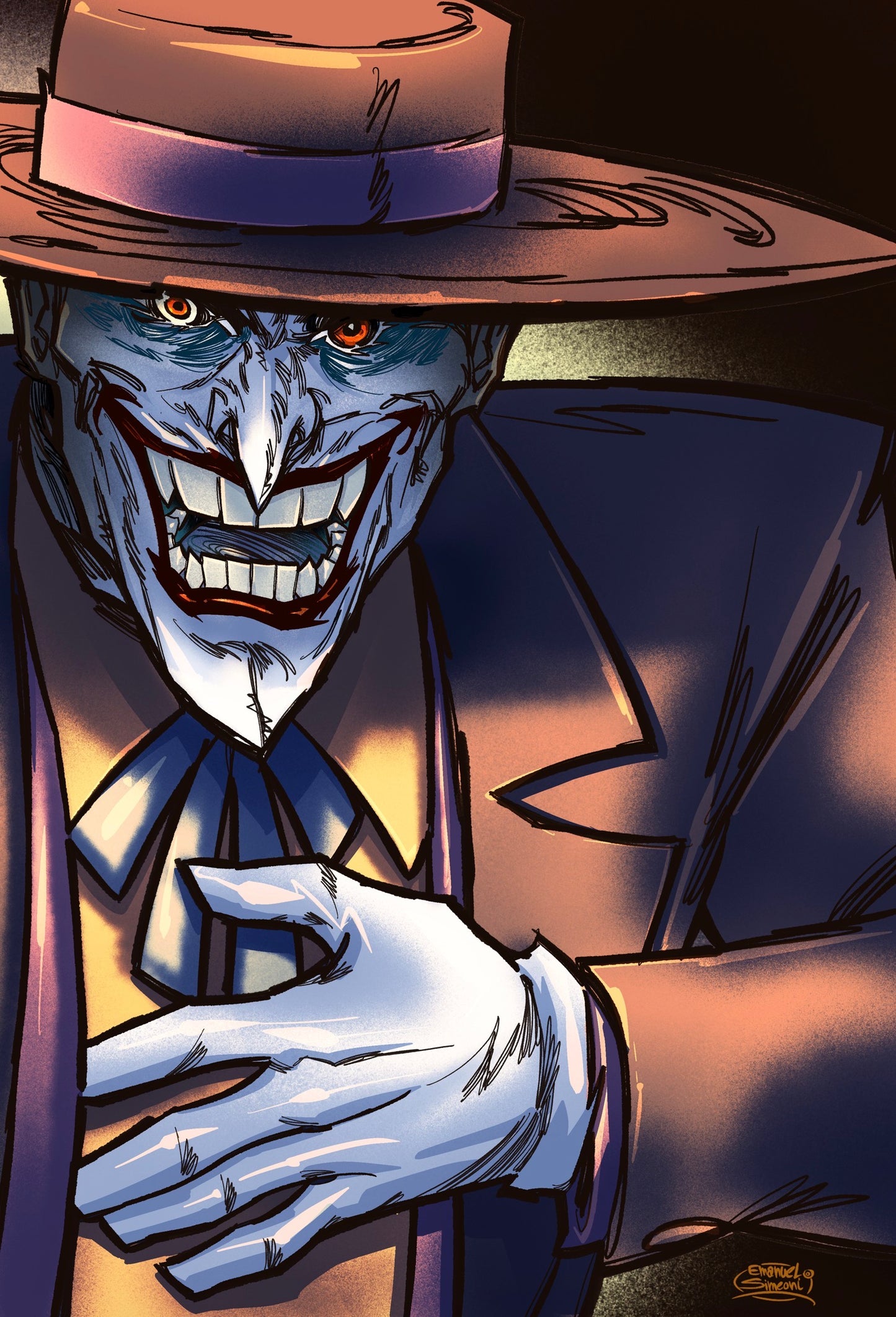 Joker - Print Art by Emanuel Simeoni