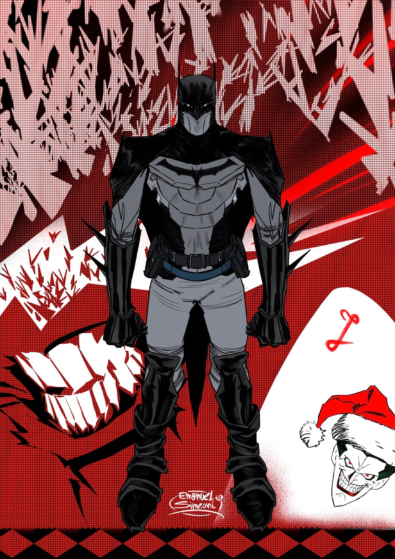 Batman - Print Art by Emanuel Simeoni