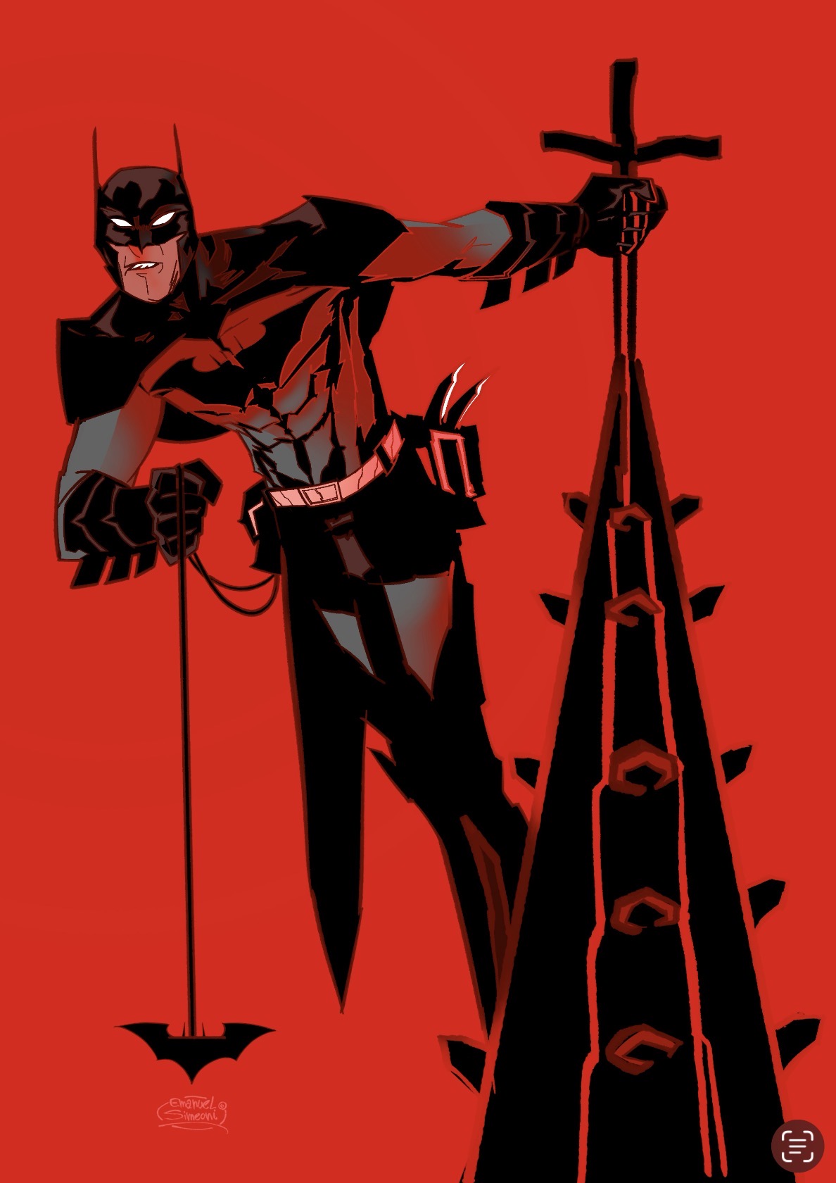 Batman - Print Art by Emanuel Simeoni