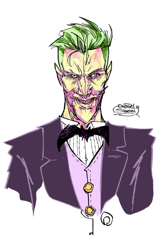 Joker - Print Art by Emanuel Simeoni