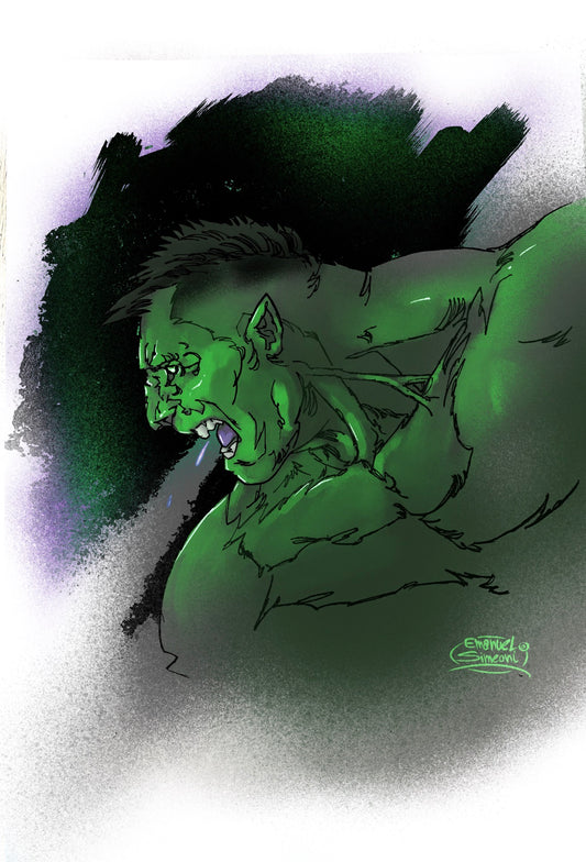 Hulk - Print Art by Emanuel Simeoni