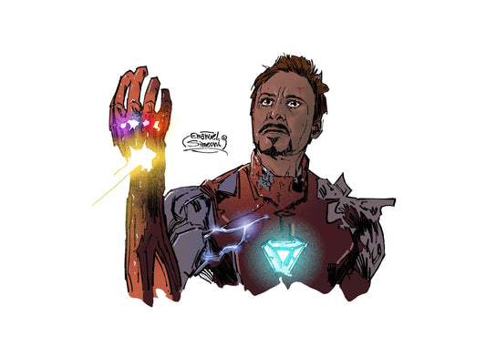 Iron Man - Print Art by Emanuel Simeoni