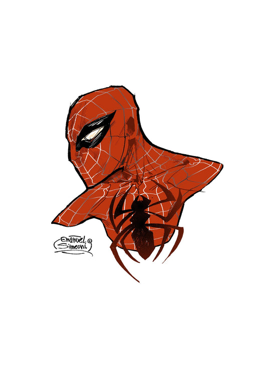 Spiderman - Print Art by Emanuel Simeoni