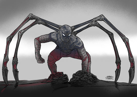 Iron Spider - Print Art by Emanuel Simeoni