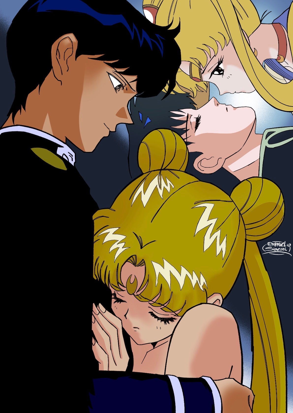 Sailor Moon - Print Art by Emanuel Simeoni