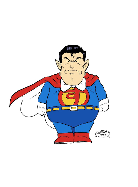 Suppaman - Print Art by Emanuel Simeoni