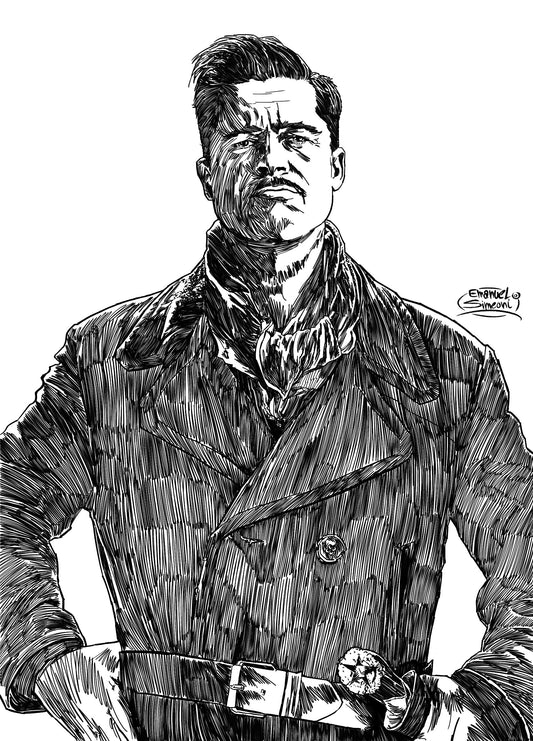 Aldo Raine - Print Art by Emanuel Simeoni