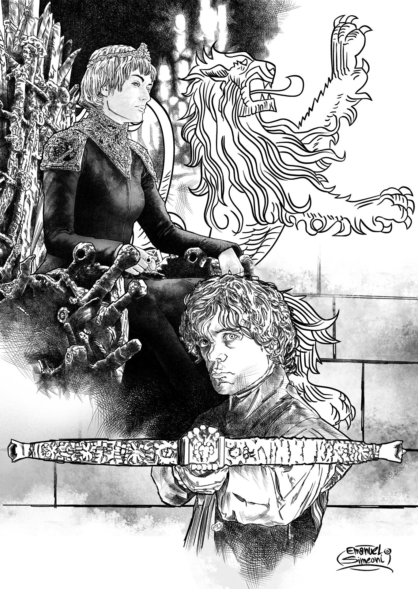 Lannister Legacy - Print Art by Emanuel Simeoni