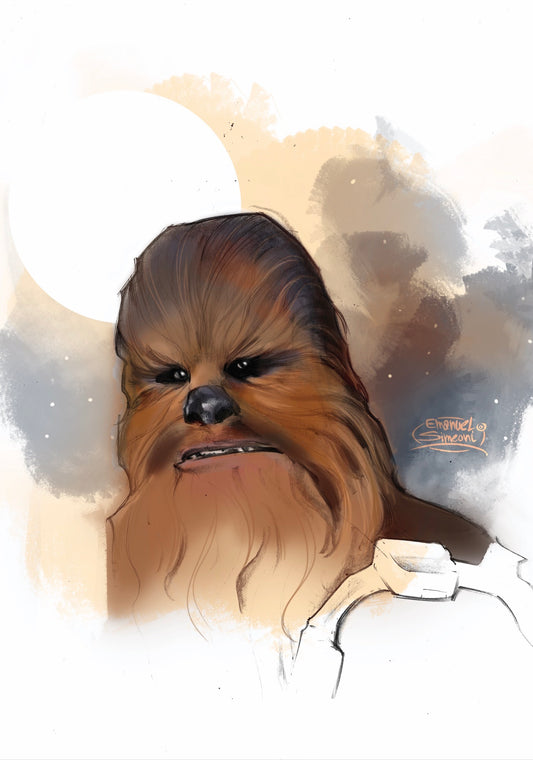 Chewbacca - Print Art by Emanuel Simeoni