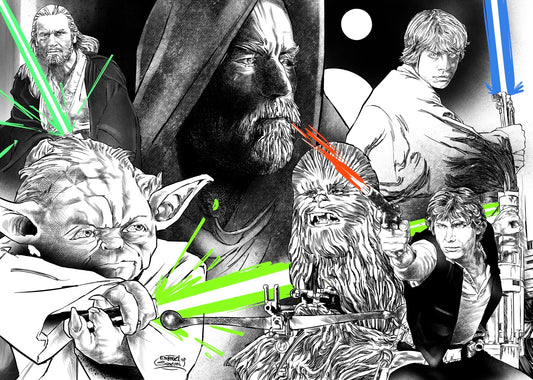 Jedi - Print Art by Emanuel Simeoni