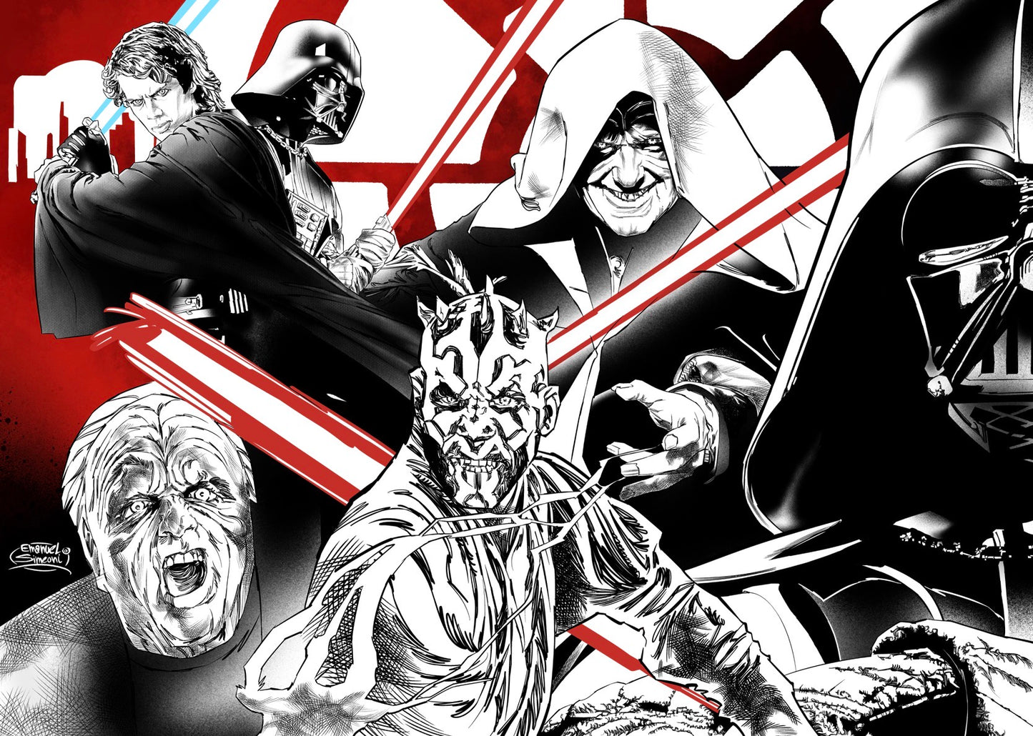 Sith - Print Art by Emanuel Simeoni