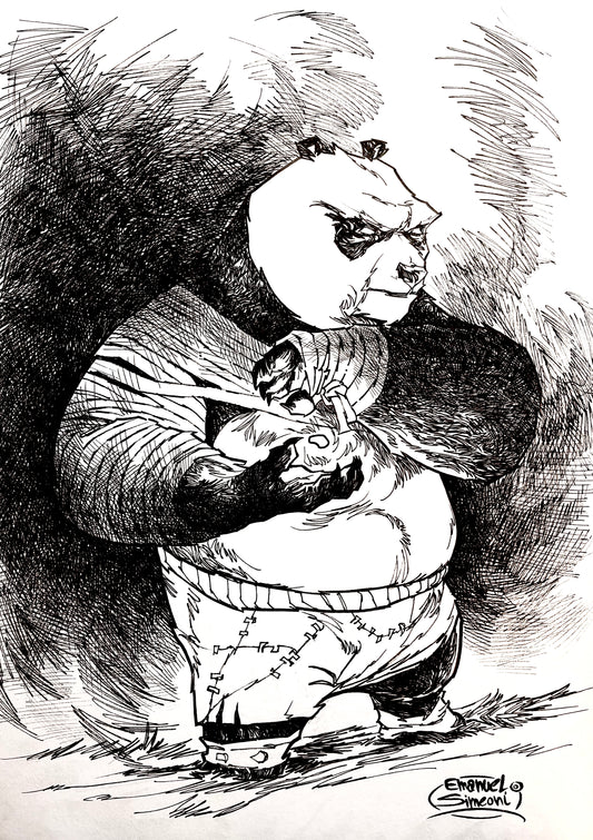 Kung-Fu Panda - Opera d'Arte originale di Emanuel Simeoni