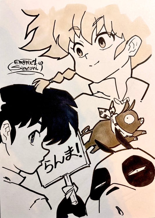 Ranma ½ - Opera d'Arte originale di Emanuel Simeoni