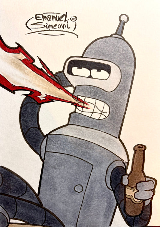 Bender - Opera d'Arte originale di Emanuel Simeoni