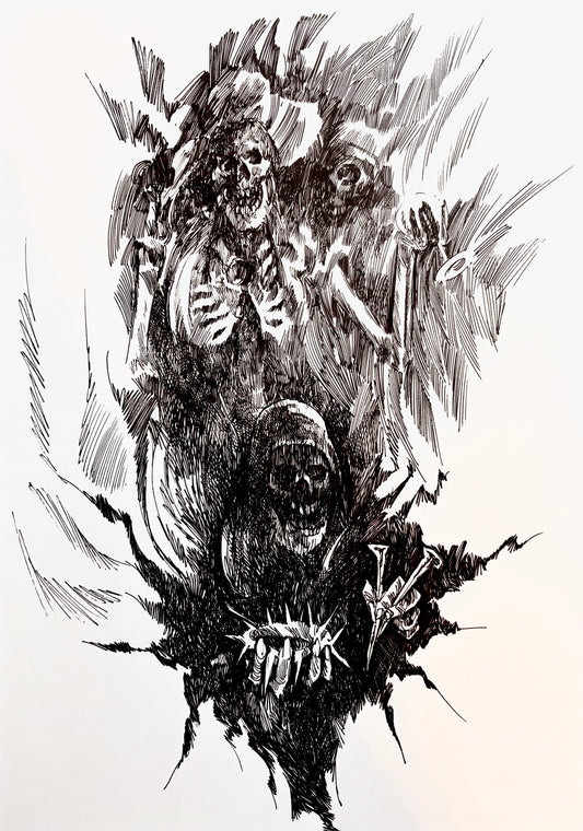 Disegno d'autore - Opera d'Arte originale di Emanuel Simeoni