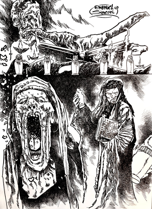 La Mummia - Opera d'Arte originale di Emanuel Simeoni