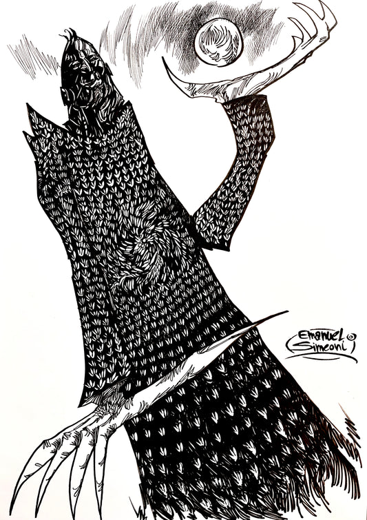 Lo Stregone - Opera d'Arte originale di Emanuel Simeoni