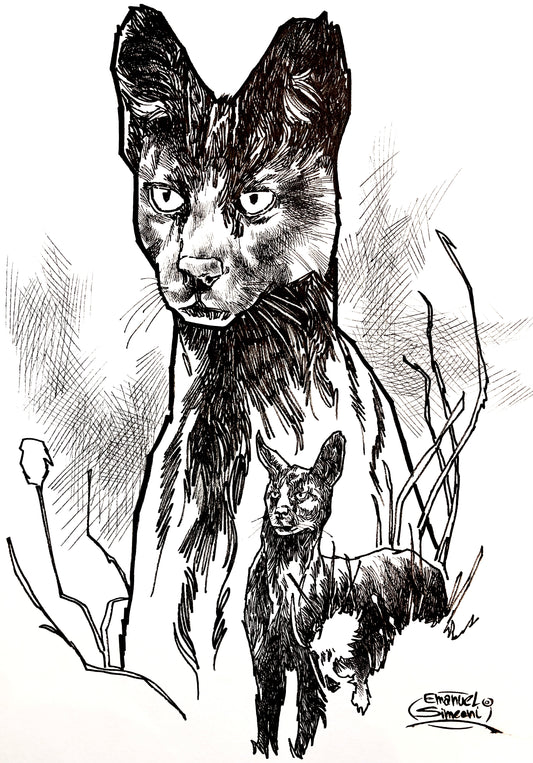 Servalo - Opera d'Arte originale di Emanuel Simeoni