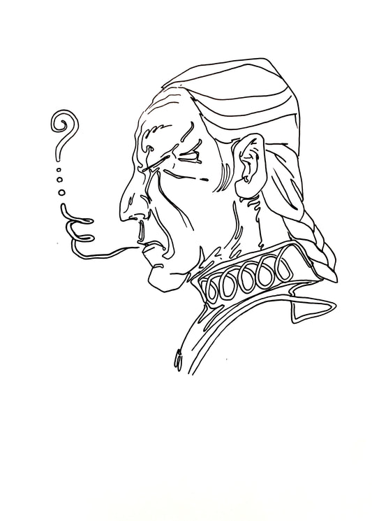 Riflessione Nativa - Opera d'Arte originale di Emanuel Simeoni