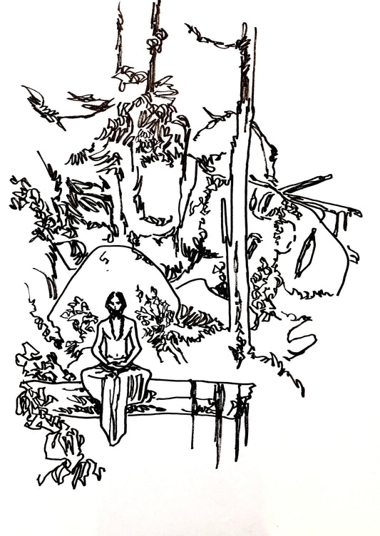Disegno meditativo - Opera d'Arte originale di Emanuel Simeoni