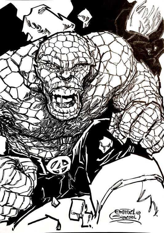 La Cosa Ben Grimm - Opera d’Arte Originale di Emanuel Simeoni
