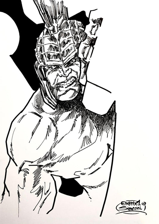 Gladiator Hulk - Opera d’Arte Originale di Emanuel Simeoni