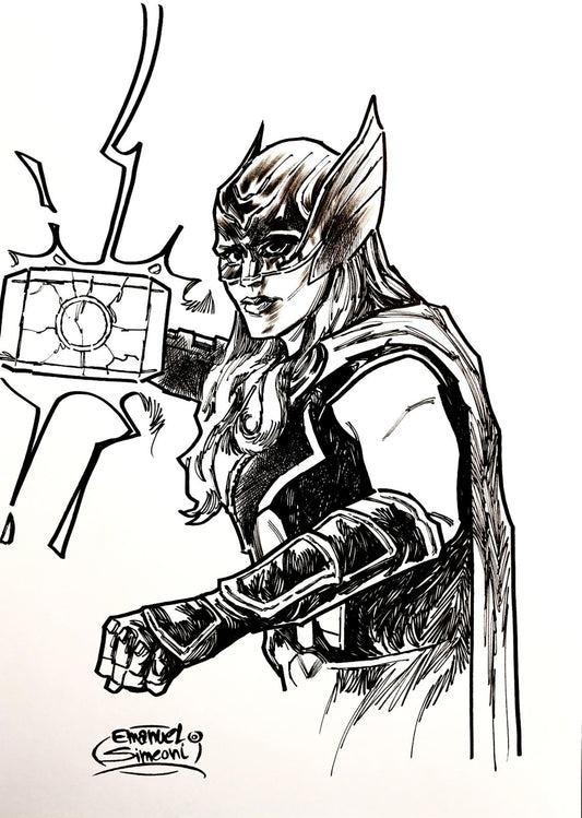 She Thor -  Opera d’Arte Originale di Emanuel Simeoni
