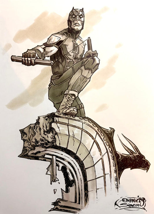 Daredevil - Opera d’Arte Originale di Emanuel Simeoni