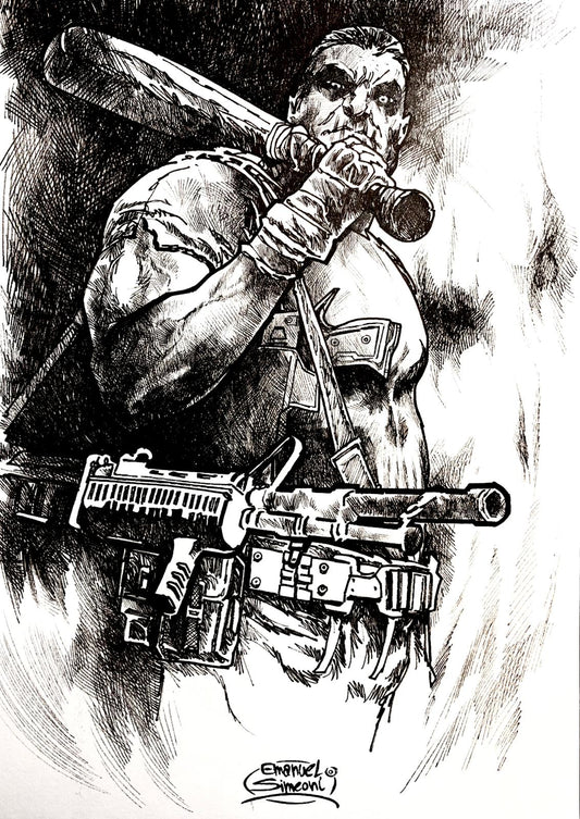The Punisher - Opera d’Arte Originale di Emanuel Simeoni