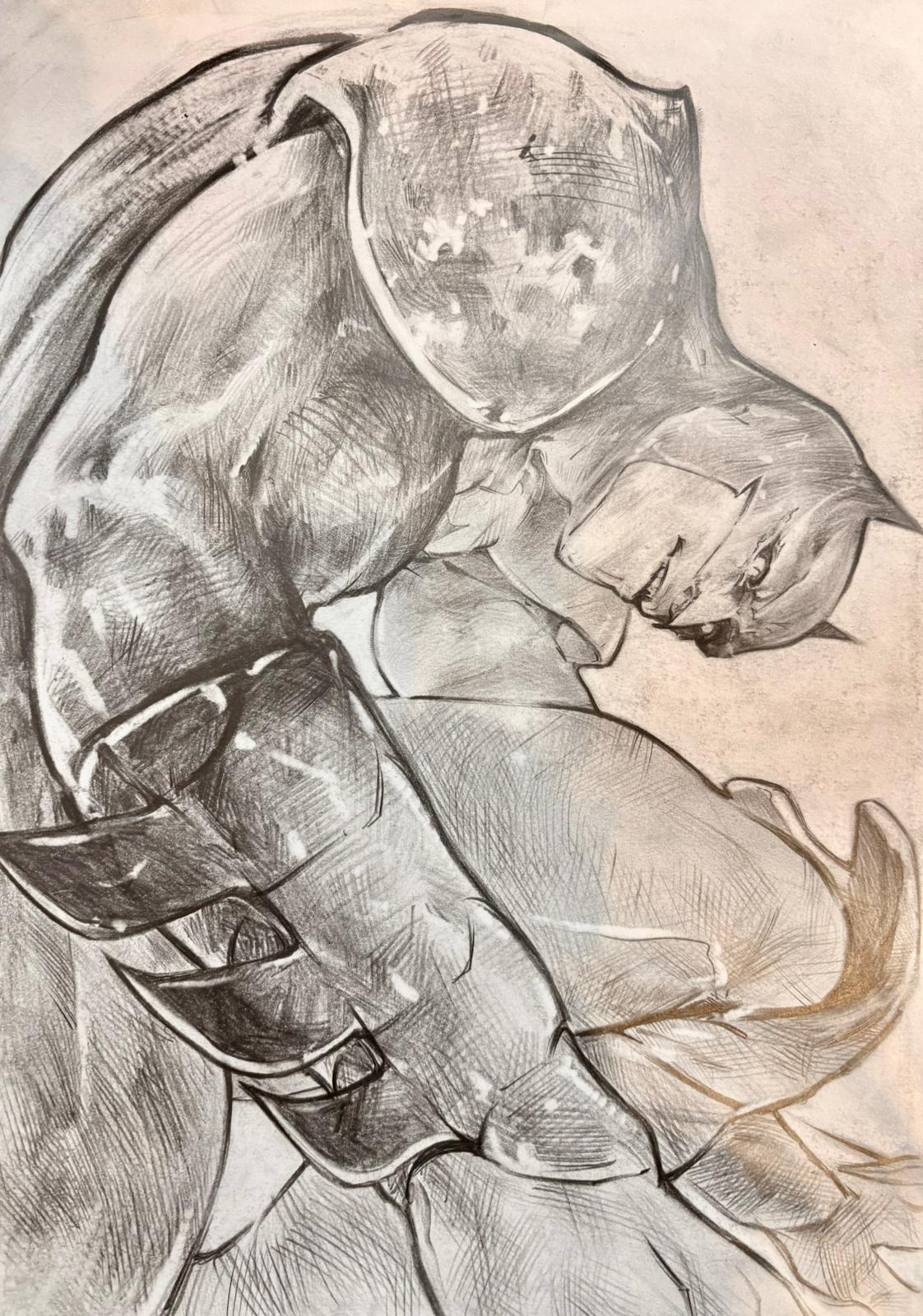 Batman - Opera d’Arte Originale di Emanuel Simeoni