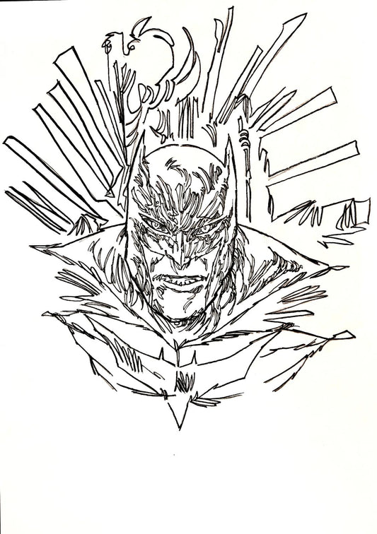 Batman - Opera d’Arte Originale di Emanuel Simeoni