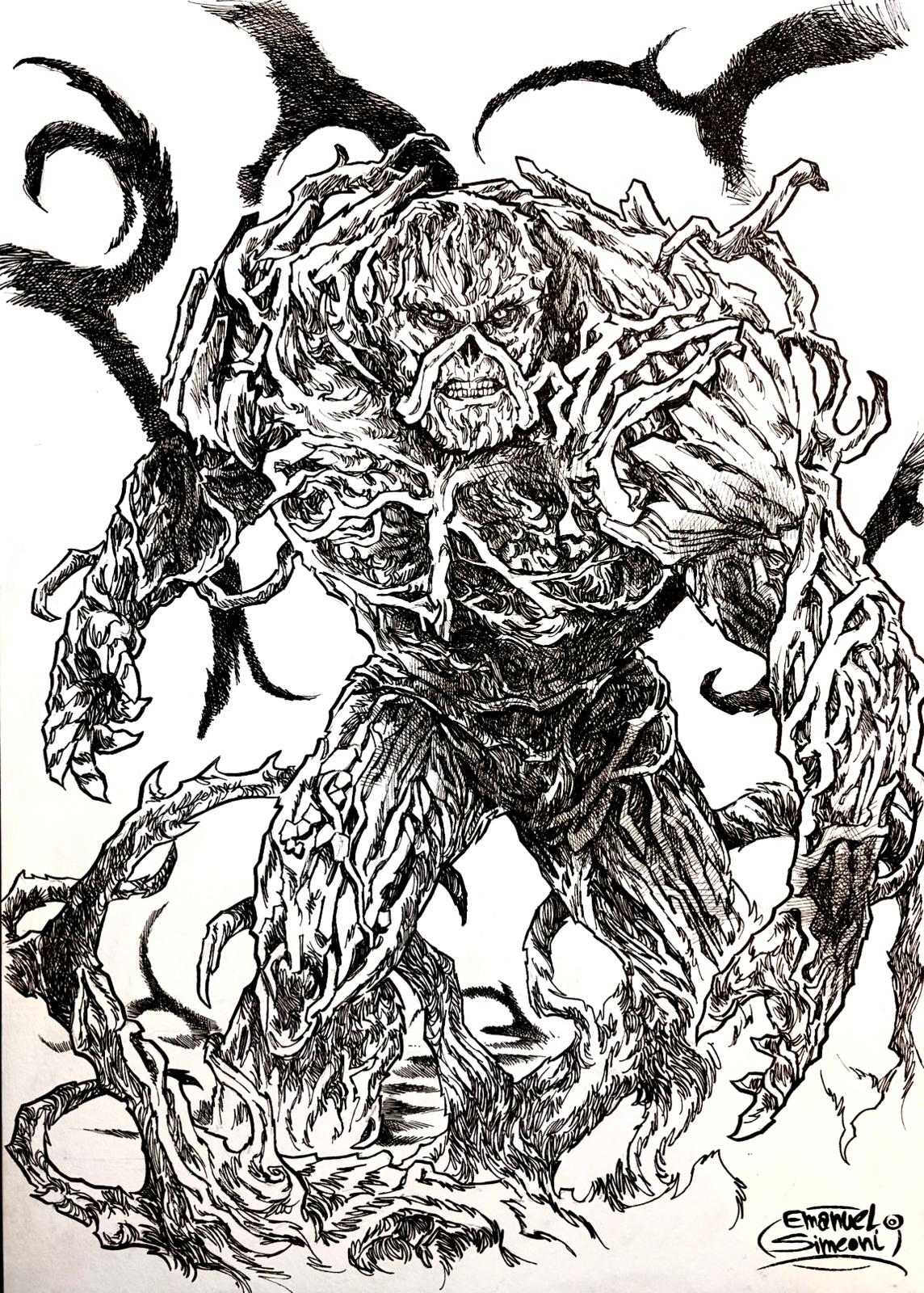 Swamp Thing - Opera d’Arte Originale di Emanuel Simeoni