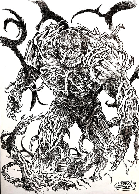 Swamp Thing - Opera d’Arte Originale di Emanuel Simeoni