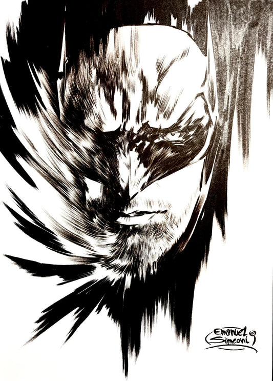 Batman - Opera d’Arte Originale di Emanuel Simeoni