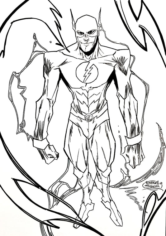 Flash - Opera d’Arte Originale di Emanuel Simeoni