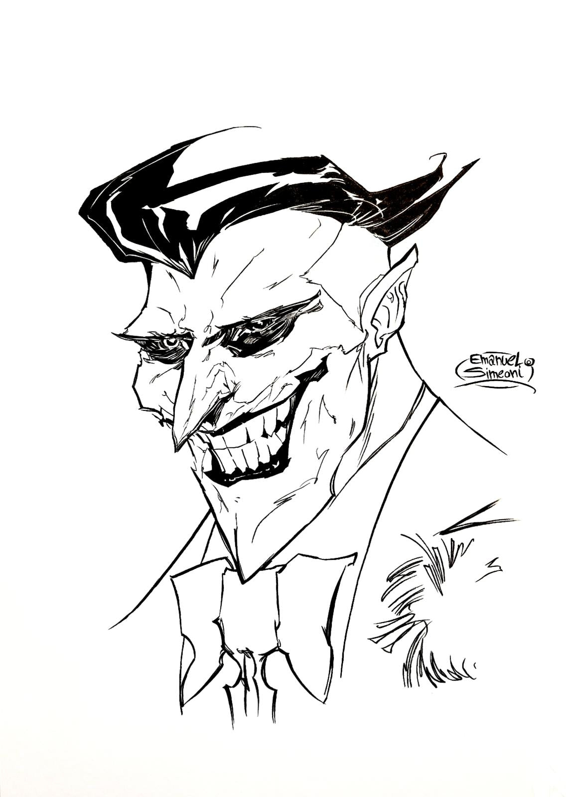 Joker - Opera d’Arte Originale di Emanuel Simeoni