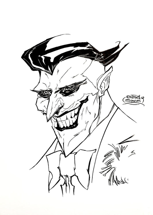 Joker - Opera d’Arte Originale di Emanuel Simeoni