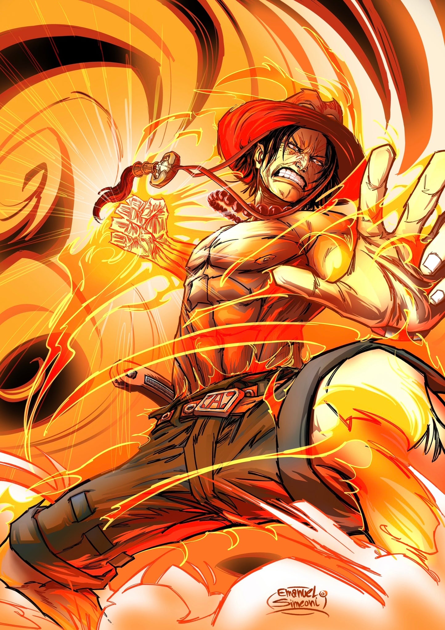 Portuguese D. Ace - Print Art by Emanuel Simeoni