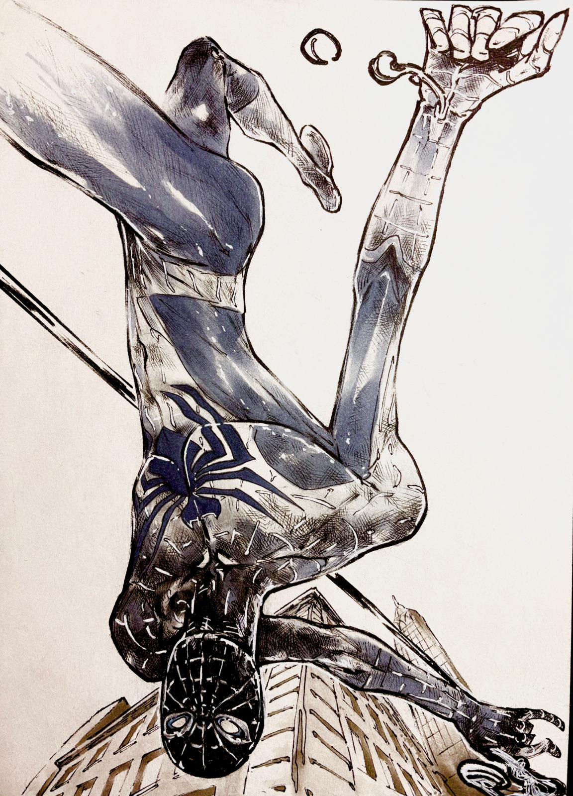 Spider-Man - Opera d'Arte Originale di Emanuel Simeoni