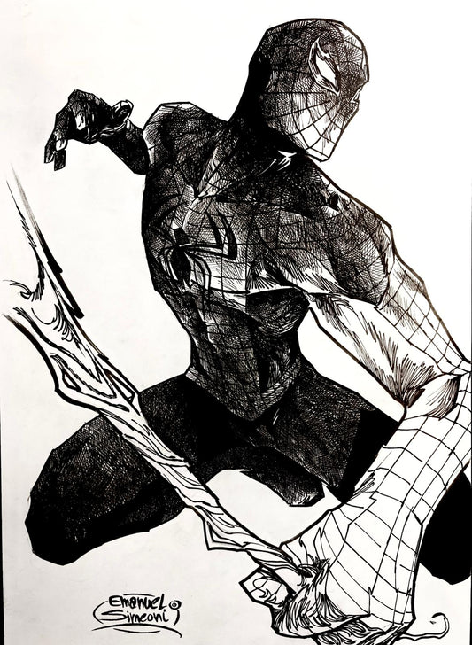 Spider-Man - Opera d'Arte Originale di Emanuel Simeoni