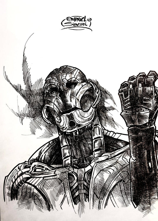Ultron - Opera d'Arte Originale di Emanuel Simeoni